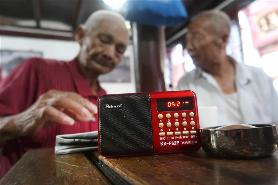 A teahouse where locals go for friendship, entertainment