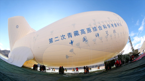 GLOBALink | China's self-developed floating airship breaks record